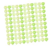 SHINEOFI 500 Pièces Pendentifs Acrylique Verte Charms Pour Bijoux DIY Boucles Oreilles Pendantes Bracelets Colliers et Porte-clés Accessoires Artisanaux