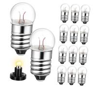 SHINEOFI 50pièces Lot De Ampoules Petit Culot Pour Expériences Électriques Scolaires Lampe Torche Poche Éclairage Et Pratique Pour Circuits Éducatifs