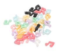 SHINEOFI 54 Pièces Flatback Music Note Charms Mini Resin Embellishments For DIY Phone Case Hairpin Craft Jewelry Making Accessories