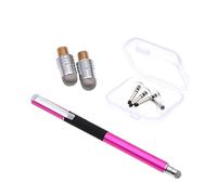 SHINEOFI 5pièces Set De Stylos Capacitif avec Embouts De Remplacement Stylo Tactile Double-extrémité pour Écriture sur Tablettes Et Smartphones Couleur Rose