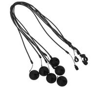 SHINEOFI 6 Pièces Anti-lose Pen Strap For Tablet And Clipboard Retractable Elastic Tether With Ring And Silicone Base Stylus Leash For Office School Banks