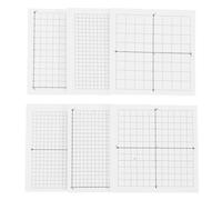 SHINEOFI 6 Pièces Bloc-notes Adhésifs Quadrillés Mini Format avec Lignes pour Mathématiques et Organisation Papiers Adhésifs pour École et Bureau