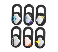 SHINEOFI 6 Pièces Cache Caméra Ultra Fin Protection de Confidentialité pour Ordinateurs Portables et Smartphones Design Mince et Pratique Peeping et Hacking pour Sécurité Accessoire pour