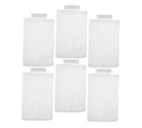 SHINEOFI 6 Pièces de filtre d'évent Catcher de peluches à l'évent accessoire pour charpie du sèche-linge attrape-peluche pour sèche-linge ramasse-peluches polyester blanche