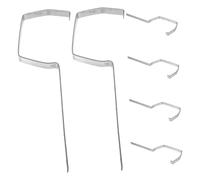 SHINEOFI 6 Pièces Gutter Downspout Brackets Heavy Duty Iron Rain Gutter Hangers For Efficient Water Drainage And Roof Support In Residential Buildings