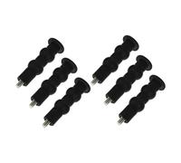 SHINEOFI 6 Pièces Kit Boulons Fixation Siège de Toilette Double Expansion Plastique Vis et Écrous pour Charnières Montage Accessoires Inox Durables pour Installation Stable