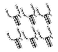 SHINEOFI 6 pièces Lot de Supports Métalliques pour Branches Arbres Fruitiers Fourche Étai Alliage Aluminium pour Redresser et Soutenir Les Branches Protection la Neige et Amélioration