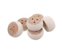 SHINEOFI 6 Pièces Meubles Bois Massif Rond Canapé et Cabinet de Remplacement Support Solide pour Banc Commode Vintage et Projets DIY