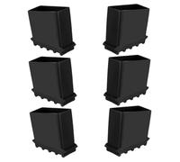 SHINEOFI 6 pièces Patins Caoutchouc Antidérapants pour Échelle avec Isolation Sécurisée Protection pour Escabeau Accessoires Échelle Stables et Résistants