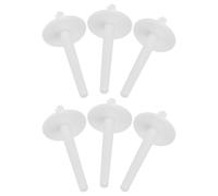 SHINEOFI 6 Pièces Porte-bobine Plastique pour Machine à Coudre Support Bobine Auxiliaire Robuste Clip de Fixation Compatible Brother Accessoire pour Fil de Couture