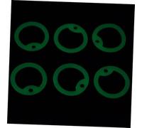 SHINEOFI 6 pièces Silicone Protecteur pour Plaques Chien Lumineux Anti-Bruit Collier Accessoire Animaux de Compagnie