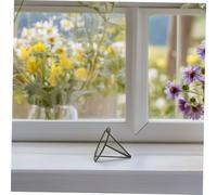 SHINEOFI 6 Pièces Support Hydroponique Triangulaire Noir Station de Propagation Transparente Stable pour Semis Intérieur et Extérieur Étagère pour Culture sans Sol