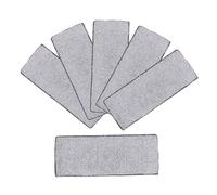 SHINEOFI 6 pièces Tampons Vadrouille Réutilisables Fibre Lot de Coussinets Absorbants et Lavables Recharge Balai Serpillère pour Nettoyage des Sols