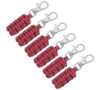 SHINEOFI 6 Pièces Tirettes de Fermeture Éclair Universelles de Rechange | Fer et Polyester, Usage Bagages et Paquet, Modèle Réutilisable pour Déplacement Quotidien