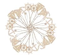SHINEOFI 60 Pièces De Bricolage Nautique En Découpes D'Ancres//Non - Créez Votre Propre Voilier - Pièces D'Artisanat En Découpées Pour La