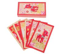 SHINEOFI 60 Pièces Enveloppes Rouges de An Chinois Cartons Joyeux pour Printemps pour et Célébrations Festives
