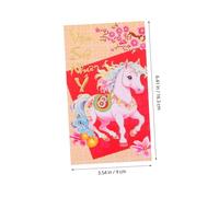 SHINEOFI 60 Pièces Vietnamese Year Envelopes Year Of The Horse Decorative Packets Cash Gifts Traditional Paper Hong Bao Pouches