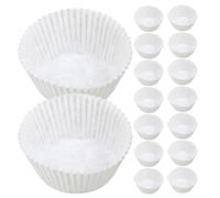 SHINEOFI 600 pièces Lot de Caissettes Cupcakes Papier Blanc Liners Anti-huile Résistants Compatibles Moules Standards pour Pâtisserie Anniversaires et Événements
