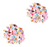 SHINEOFI 60pièces Charms Résine Pour Création De Bijoux Et Embellissements Artisanaux