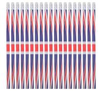 SHINEOFI 60pièces Crayons Multi-fonctions Avec Drapeau Anglais Crayons Pour Bureau Et