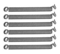 SHINEOFI 6pcs Colliers de Serrage en Fer pour Joint Étanchéité Porte de Machine à Laver à Chargement Frontal, Installation Facile, Accessoires Compatibles pour Lave-linges Argentés