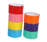 SHINEOFI 7 Pièces Ruban arc-en-ciel ruban d'artisanat à balle collante bandes collantes drôles faisant des bandes à billes bof