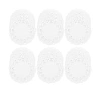 SHINEOFI 700 Pièces Lot de Napperons Ronds en Papier Blanc Décor Dentelle Absorbant L'huile et Antiadhésif pour Décoration de Table Lors de Fêtes et Événements