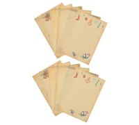 SHINEOFI 72 feuilles Lettre Vintage Kraft pour pour Messages et Notes de Noël