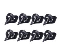 SHINEOFI 8 Ensembles Clip de Guide de Câble Alliage pour de Supports avec Base Adhésive Fixation Pratique pour Câbles de Frein et