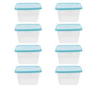 SHINEOFI 8 Pièces Boîte Déshumidificateur Réutilisable en Plastique pour Placard avec Contrôle D'humidité Renforcé, Placement Polyvalent, pour Armoires et Dressing