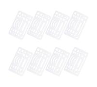 SHINEOFI 8 Pièces Boucliers Effaçables Acier Inoxydable Règles Géométriques Multifonctions pour Dessin Mécanique Ingénierie et Traçage Précis Kit Transparent pour Étudiants et