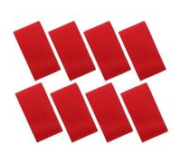 SHINEOFI 8 Pièces Brassard Ajustable de Capitaine Rouge de Football en Nylon Élastique Identification Rapide et Esprit D'équipe pour Jeunes Capitaines en Basketball et Football