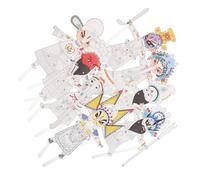 SHINEOFI 8 Pièces DIY Traditional Chinese Shadow Puppet Craft Kit For Creative Hand Painting Cultural Education And Home Decoration