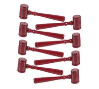SHINEOFI 8 pièces Mini Marteaux Bois pour Jeu de Rôle Juge Garçon Fille Accessoires Cosplay Costume Juge Outils Éducatifs pour Fêtes et