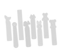 SHINEOFI 8 pièces Moule Silicone pour Marque Pages DIY Résine Facile à Démouler pour Création Dornements Décoratifs