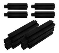 SHINEOFI 8 Pièces Pieds de Jardinière Accessoire Pratique en Plastique pour Balcon, Support Surélevé Compatible Esthétique pour Jardinage à Domicile