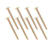 SHINEOFI 8 Pièces Piquets Métalliques Design Portable et Installation Facile en Acier Inoxydable de Limites de Propriété pour Travaux Extérieurs et Arpentage