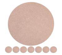 SHINEOFI 8 Pièces Planche Ronde pour Tour de Potier 12cm, Séchage Rapide de | Bois Haute Densité, Surface Lisse Polie, Démoulage Aisé, pour Créations Sculptées et Assiettes en Argile à Domicile