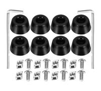 SHINEOFI 8 pièces Printer Foot Pads Anti-vibration Rubber Shock Absorber Mats For Enhanced Stability And Noise Reduction