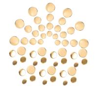 SHINEOFI 80 Pièces Boutons Métalliques Dorés Ronds pour et Uniformes Boutons de Remplacement pour Costumes Accessoires Couture Robustes et Faciles à Coudre