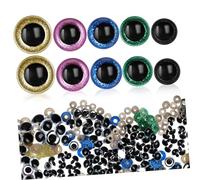 SHINEOFI 80 Pièces Crochet Eyes with Gaskets for DIY Plush Toys Realistic Plastic Eyes in Multiple for Crochet Animals Handmade Crafts and Home Decoration