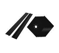 SHINEOFI 8pièces Couvercle De Protection Pour Plaque De Cuisson à Gaz Protecteur De Couvercle De Cuisinière à Gaz De Brûleur à Lot