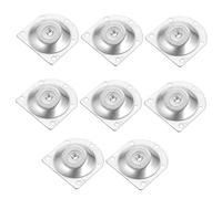 SHINEOFI 8pièces Lot de Plaques De Montage Inclinées pour Meubles Métal Renfort pour Jambes De Canapé Et Table Ronde Accessoires De Meubles Durables