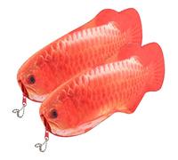 SHINEOFI 8pièces Trousse à Crayons Peluche Poisson Set De Étuis Forme De Poisson pour Accessoires Scolaires Et pour Étudiants