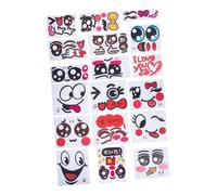 SHINEOFI 9 Feuilles Stickers de Ventre de Grossesse de Autocollants Amusants pour Photographie de Femmes Enceintes Décorations de Ventre avec Visages Adorables Accessoires Idéaux pour