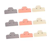 SHINEOFI 9 Pièces Clips Grandes pour Dessin Diamant Pinces Fixatrices Plastique Multifonctionnelles pour Loisirs Créatifs Sceau Hermétique pour Sacs Alimentaires Outils de Broderie et