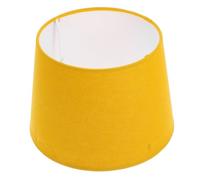 SHINEOFI Abat-jour en Tissu et Métal Jaune pour Lampe de Table et Lampadaire Design Simple et Rustique, Facile à Installer pour Bar ou Bibliothèque