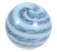SHINEOFI Abat-jour en Verre Bullé Bleu-noir 12 Cm Diamètre, Remplacement D'abat-jour pour Lampe de Table, à Suspendre ou Lampe Moléculaire, Globe Décoratif Translucide, Ombre Claire