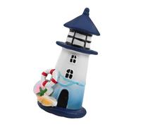 SHINEOFI Abat-jour Résine pour Lampe Balise Extérieure Effet Cartoon Réaliste Résistant Aux Intempéries Accessoire de Remplacement pour Lampes Solaires de Jardin Thème Phare