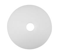 SHINEOFI Abat-jour Rond en Pe Blanc, Robuste et Polyvalent, Cache-ampoule Élégant pour Plafonnier ou Lampe de Table en Chambre ou Nurserie